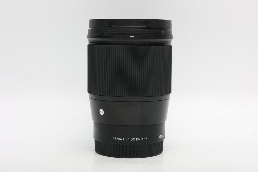 Used Sigma 16mm f1.4 DC Sony (VG)