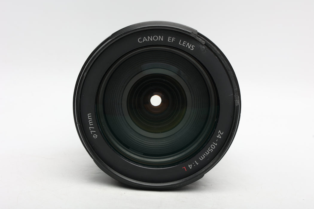 Used Canon EF 24-105mm f4L (F) Filter ring damaged