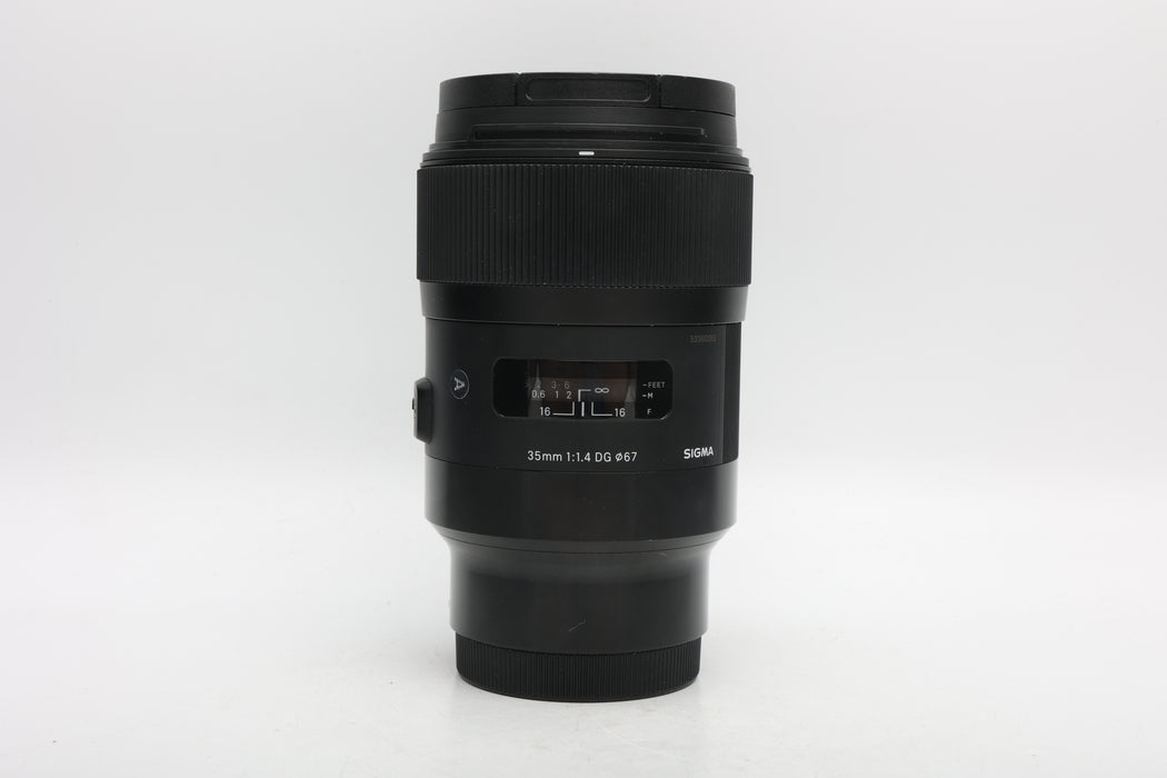 Used Sigma 35mm f1.4 DG Sony (VG)