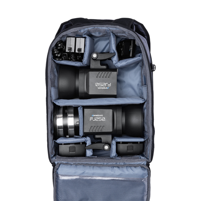 Westcott FJ400II & FJ250 Wireless 2-Light Portable Portrait Flash Kit with FJ-X3 Universal Wireless Trigger