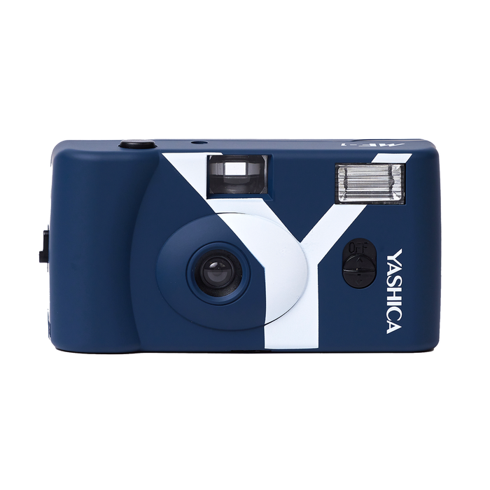 Yashica MF-1Y Snapshot Art 35mm Film Camera - Prussian Blue