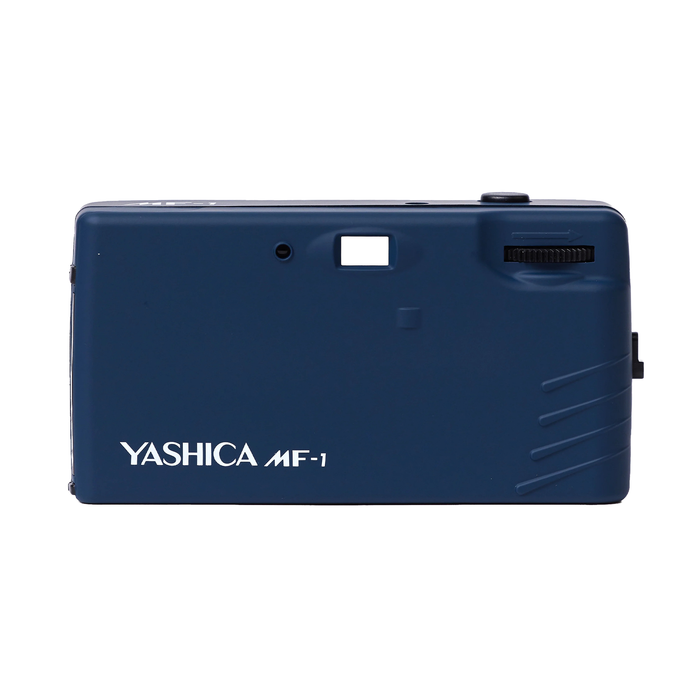 Yashica MF-1Y Snapshot Art 35mm Film Camera - Prussian Blue