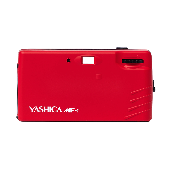 Yashica MF-1Y Snapshot Art 35mm Film Camera - Red
