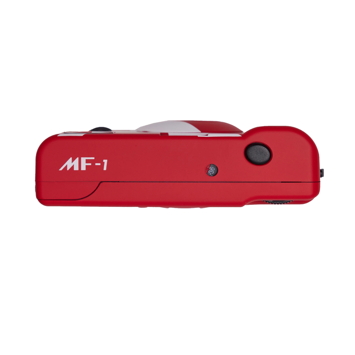 Yashica MF-1Y Snapshot Art 35mm Film Camera - Red