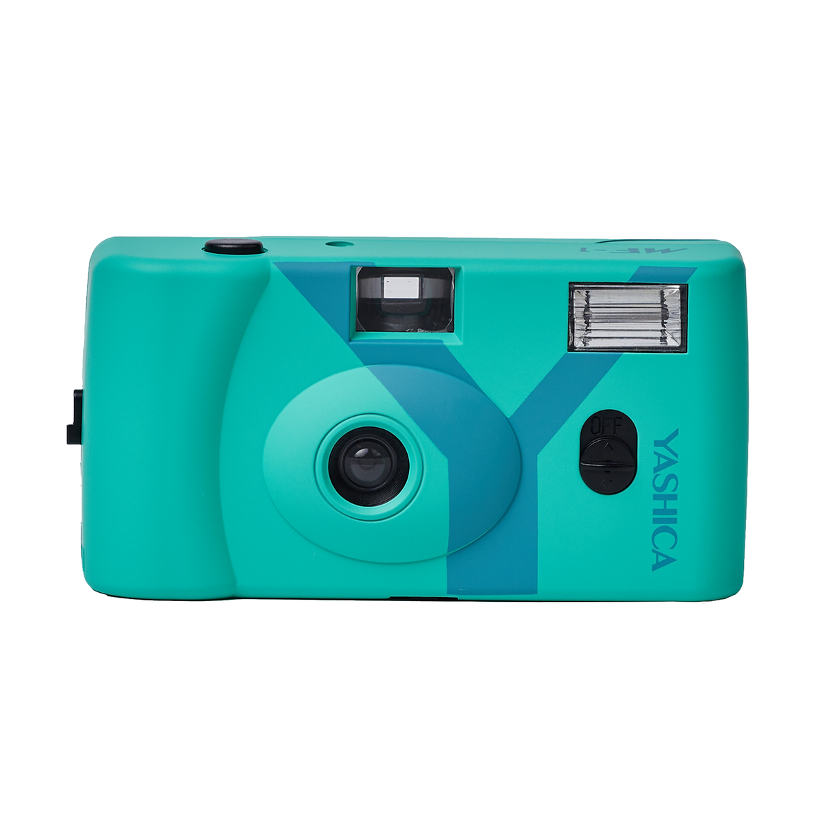 Yashica MF-1Y Snapshot Art 35mm Film Camera - Turquoise — Glazer's Camera