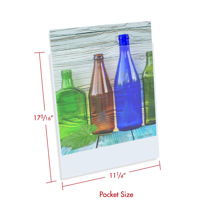 Print File 066-1017 Polypropylene Presentation Pocket, 11×17 - 25 Pack