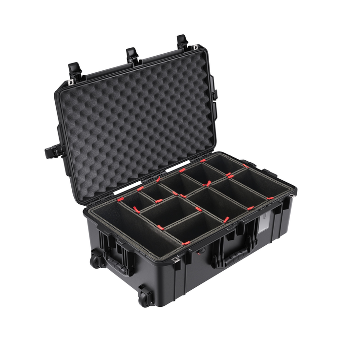 Pelican 1595 Air Case with TrekPak Dividers & Lid Foam - Black