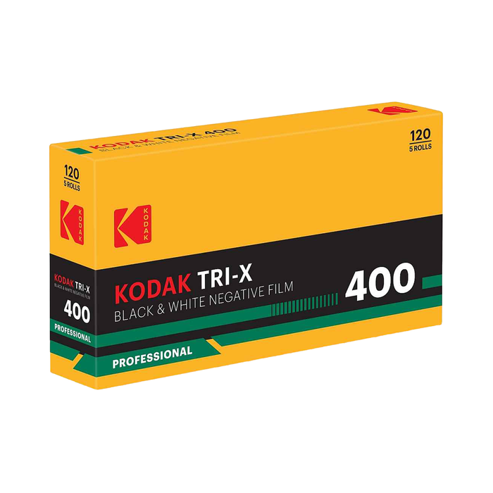 Kodak Professional Tri-X 400 Black & White Negative - 120 Film, 5 Pack