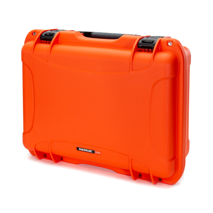 Nanuk 930 Medium-Series Protective Case with Cubed Foam & Lid Foam - Orange