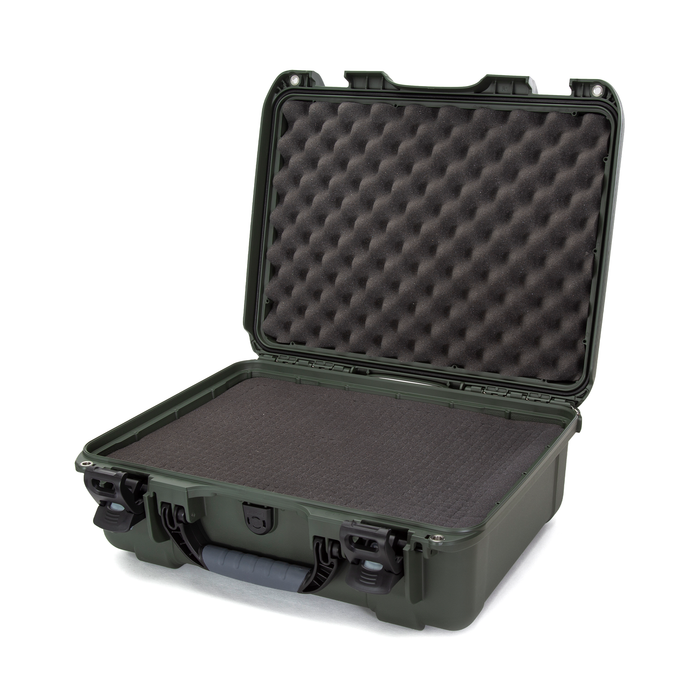 Nanuk 930 Medium-Series Protective Case with Cubed Foam & Lid Foam - Olive