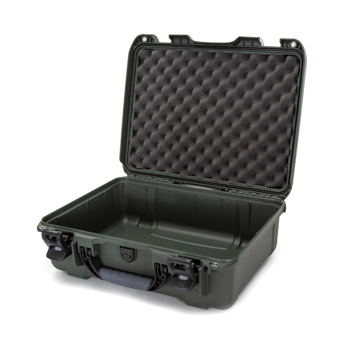 Nanuk 930 Medium-Series Protective Case with Cubed Foam & Lid Foam - Olive