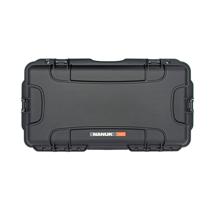 Nanuk 980 Medium-Series Pro Photo Kit Protective Case with Padded Dividers & Lid Organizer - Orange