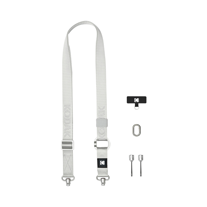 Kodak Multi-Purpose Camera Strap, 32-57" - Silver