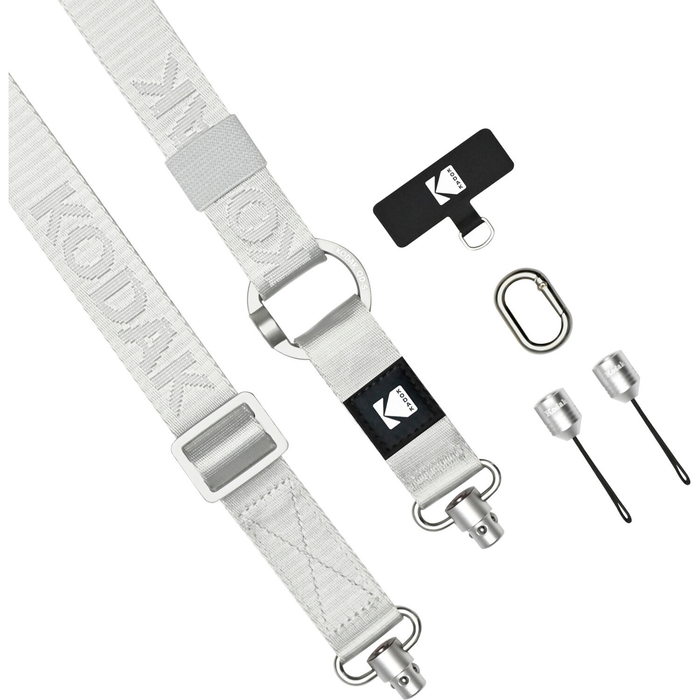 Kodak Multi-Purpose Camera Strap, 32-57" - Silver