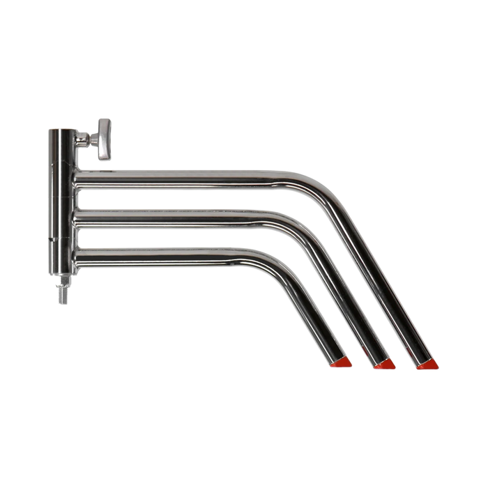 Matthews 40" C+Stand with Spring Loaded Turtle Base, Grip Head & Arm Chrome