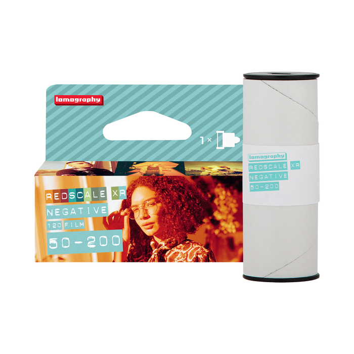 Lomography Redscale XR 50-200 Color Negative - 120 Film, Single Roll