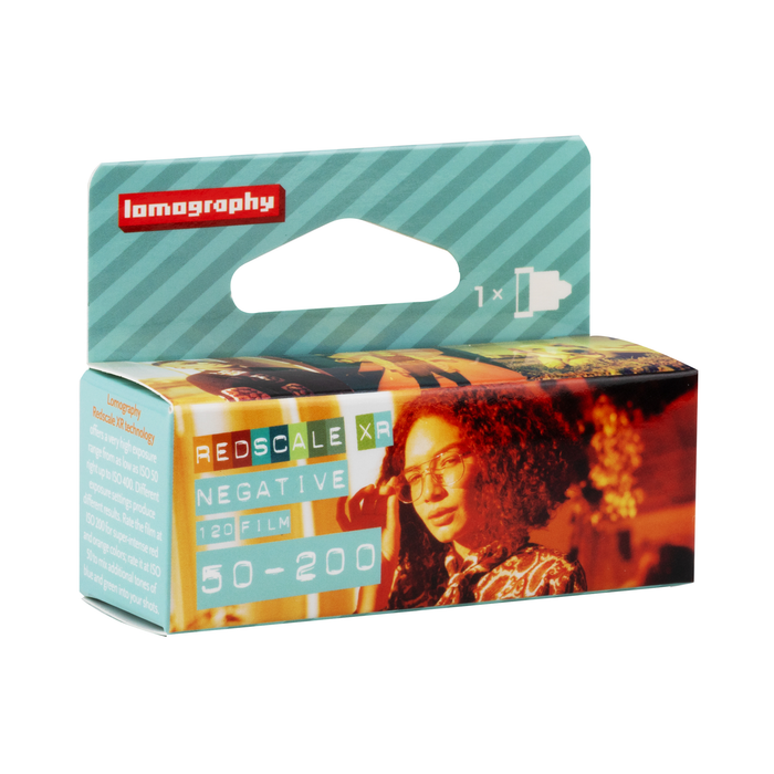Lomography Redscale XR 50-200 Color Negative - 120 Film, Single Roll