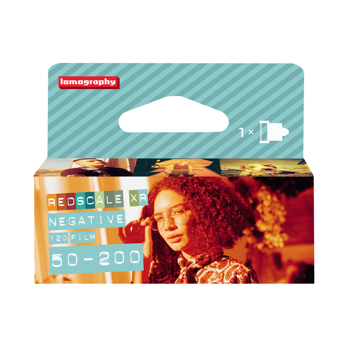 Lomography Redscale XR 50-200 Color Negative - 120 Film, Single Roll