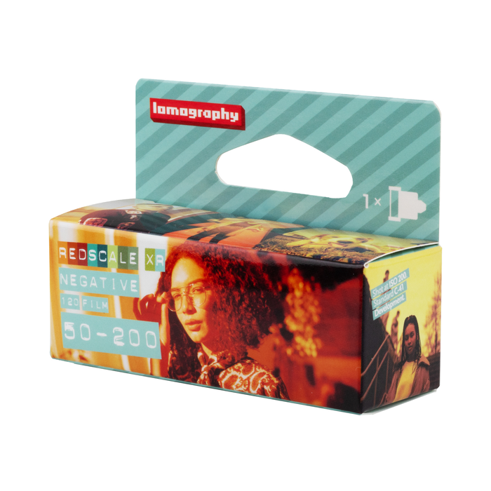 Lomography Redscale XR 50-200 Color Negative - 120 Film, Single Roll