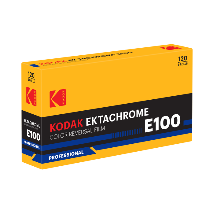 Kodak Eastman Professional EKTACHROME E100 Color Reversal - 120 Film, 5 Pack
