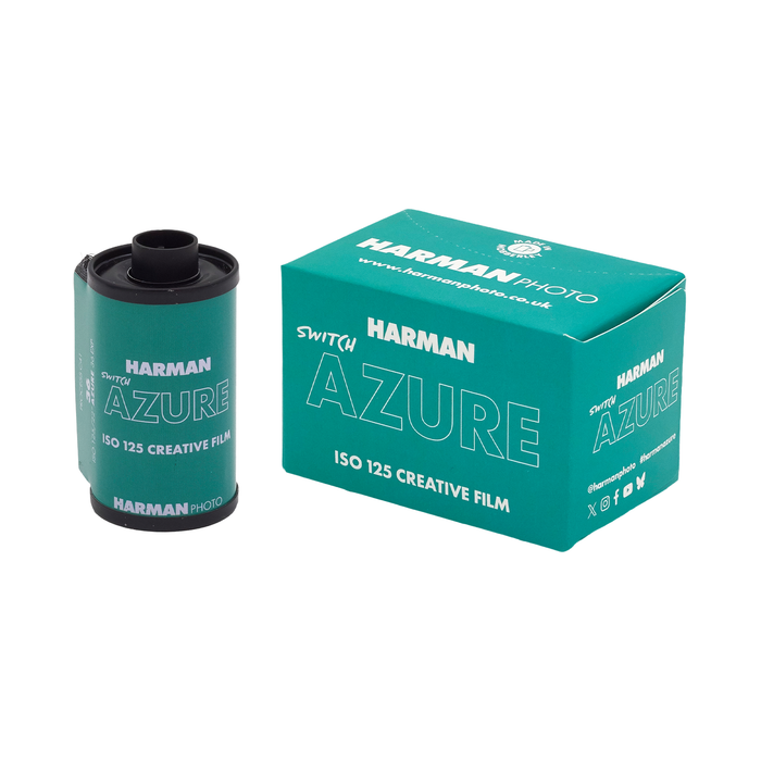 Harman Switch Azure 125 Color Negative - 35mm Film, 36 Exposures, Single Roll
