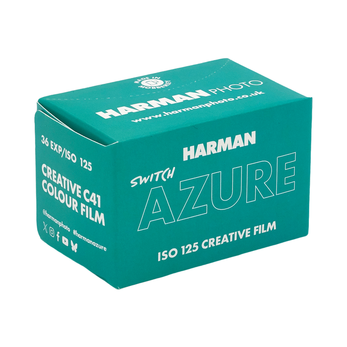 Harman Switch Azure 125 Color Negative - 35mm Film, 36 Exposures, Single Roll