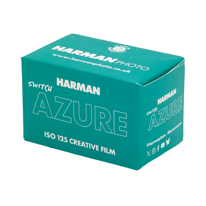 Harman Switch Azure 125 Color Negative - 35mm Film, 36 Exposures, Single Roll