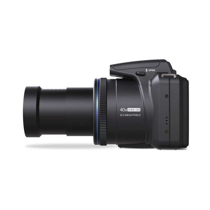Minolta MN40Z 20 MP 1080P FHD Bridge Camera with 40x Optical Zoom