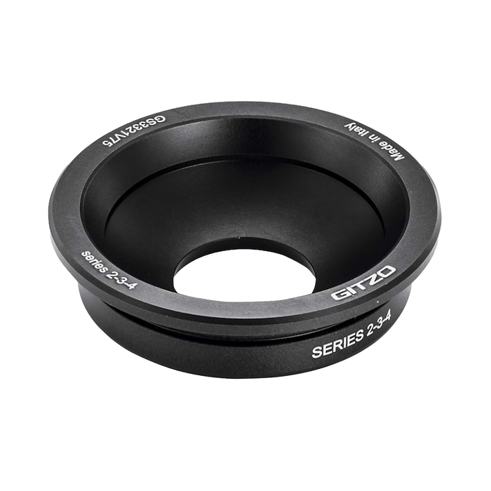 Gitzo Systematic 75mm Half-Bowl Fluid Video Head Adapter for Series 2-3-4 Tripods