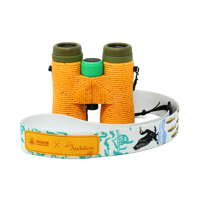 Nocs Provisions x Audubon Field Issue 10x42 Waterproof Binoculars Bundle with Strap - Audubon Great Cormorant (Limited-Edition)
