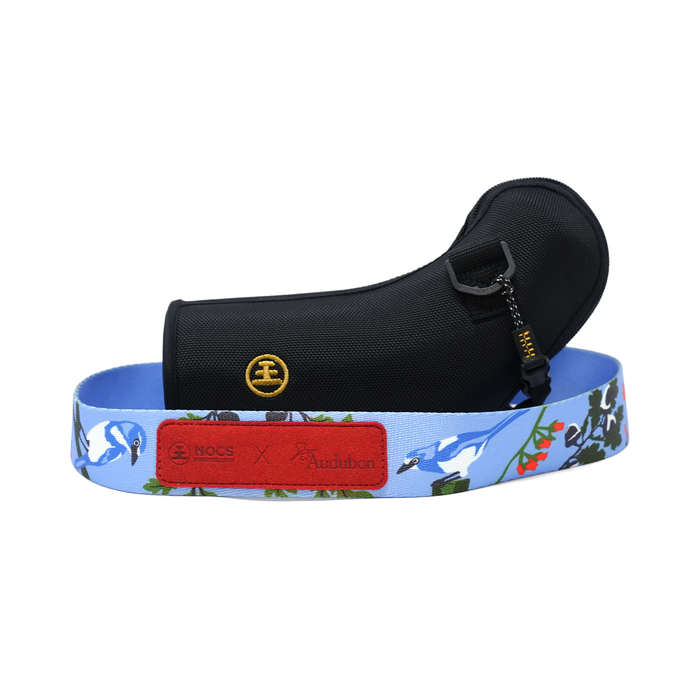 Nocs Provisions x Audubon Lite View Issue 9-27x56 Spotting Scope Bundle with Strap - Audubon Florida Scrub Jay (Limited-Edition)