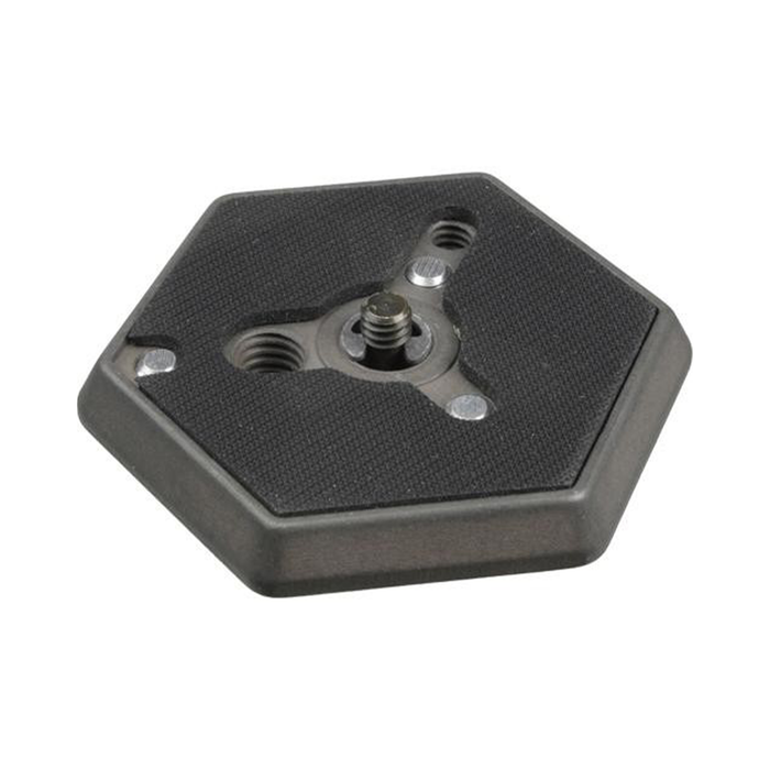 Manfrotto 130-14 Hexagonal Quick Release Plate (Flat Bottomed) with 1/4"-20 Screw