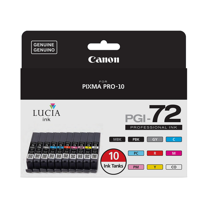 Canon PGI-72 10-Color Ink Cartridge Value Pack