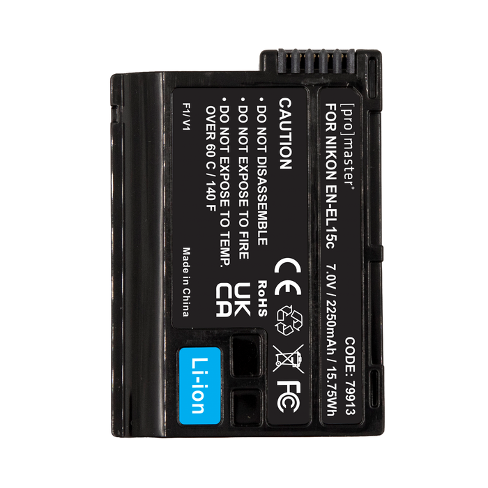 ProMaster Li-ion Battery for Nikon EN-EL15c (Works with Z8, Zf, & Z6III)