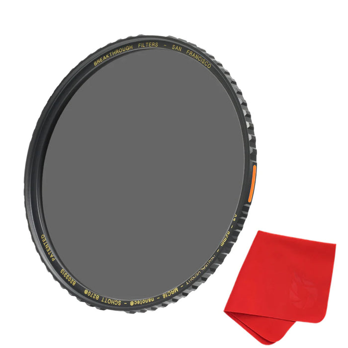 Breakthrough Photography 82mm X4 Solid Neutral Density 0.9 Filter - 3 Stop