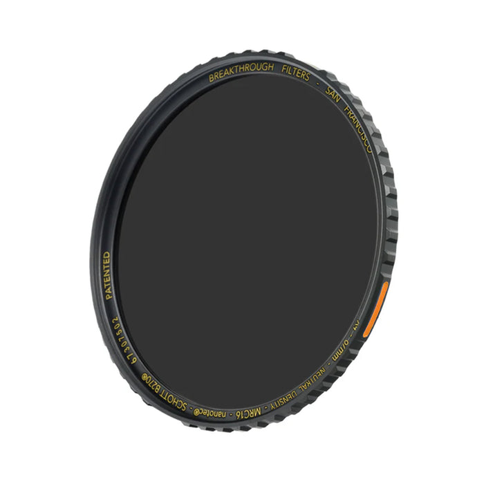 Breakthrough Photography 72mm X4 Solid Neutral Density 1.8 Filter - 6 Stop