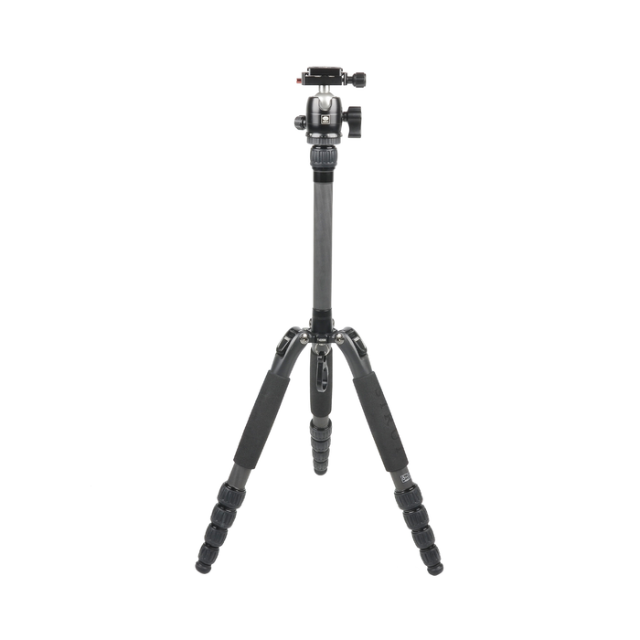 Sirui T-025SK Carbon Fiber Travel Tripod with B-00K Ball Head - Black