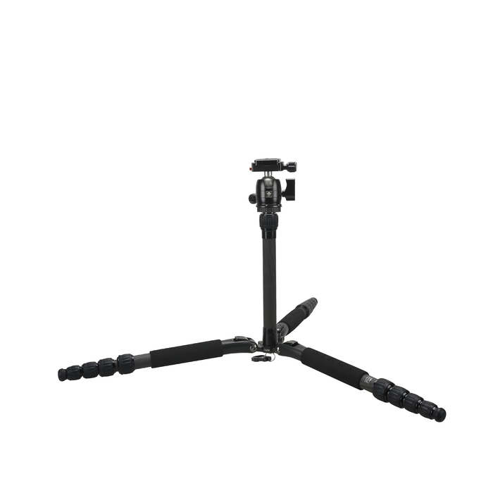 Sirui T-025SK Carbon Fiber Travel Tripod with B-00K Ball Head - Black