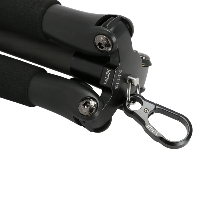 Sirui T-025SK Carbon Fiber Travel Tripod with B-00K Ball Head - Black