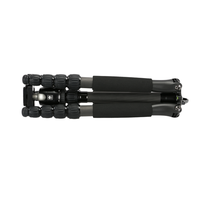 Sirui T-025SK Carbon Fiber Travel Tripod with B-00K Ball Head - Black