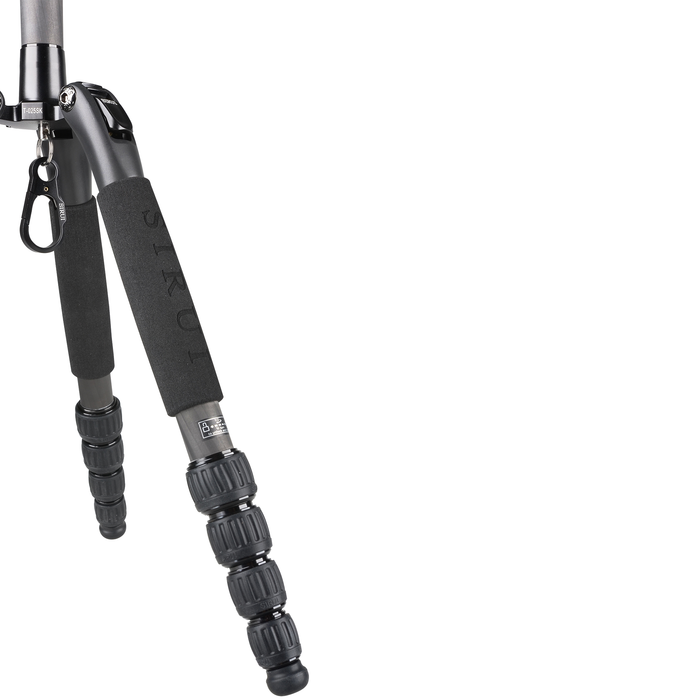Sirui T-025SK Carbon Fiber Travel Tripod with B-00K Ball Head - Black
