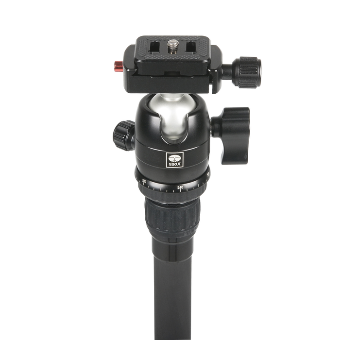 Sirui T-025SK Carbon Fiber Travel Tripod with B-00K Ball Head - Black