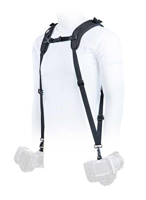 BlackRapid Double X eXtra Comfort Double Camera Sling - Black