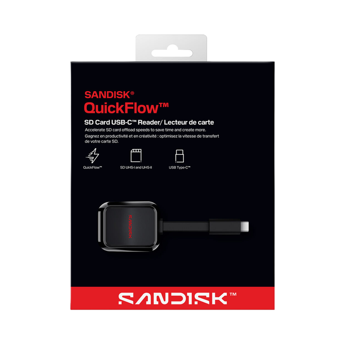 SanDisk QuickFlow SD Card Reader with USB-C