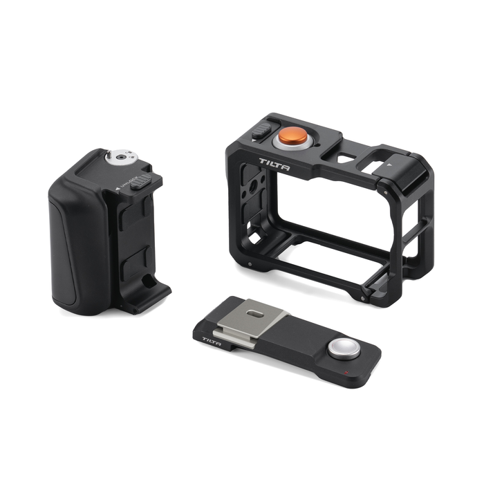 Tilta Full Camera Cage with Street Snap Accessory Kit for DJI Osmo Action 6 - Black