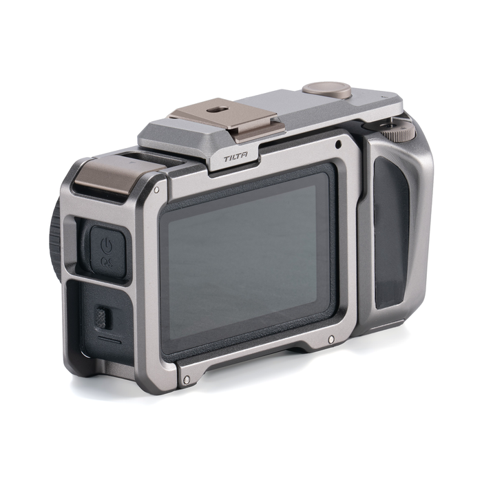 Tilta Full Camera Cage with Street Snap Accessory Kit for DJI Osmo Action 6 - Titanium Gray