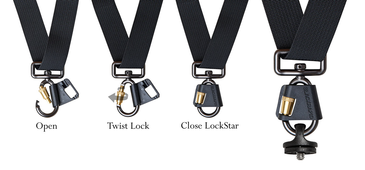 BlackRapid Sport X eXtra Comfort Single Camera Sling - Black