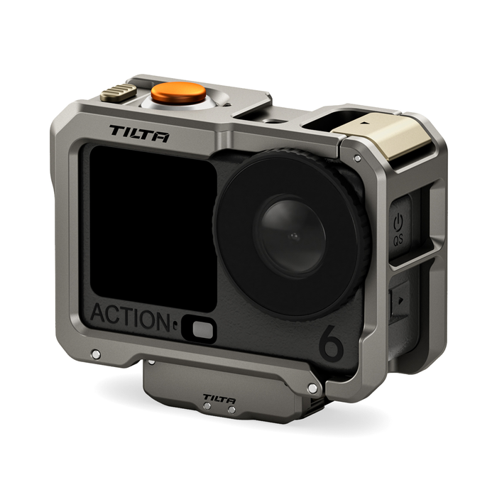 Tilta Full Camera Cage for DJI Osmo Action 6 Base Kit - Titanium Gray