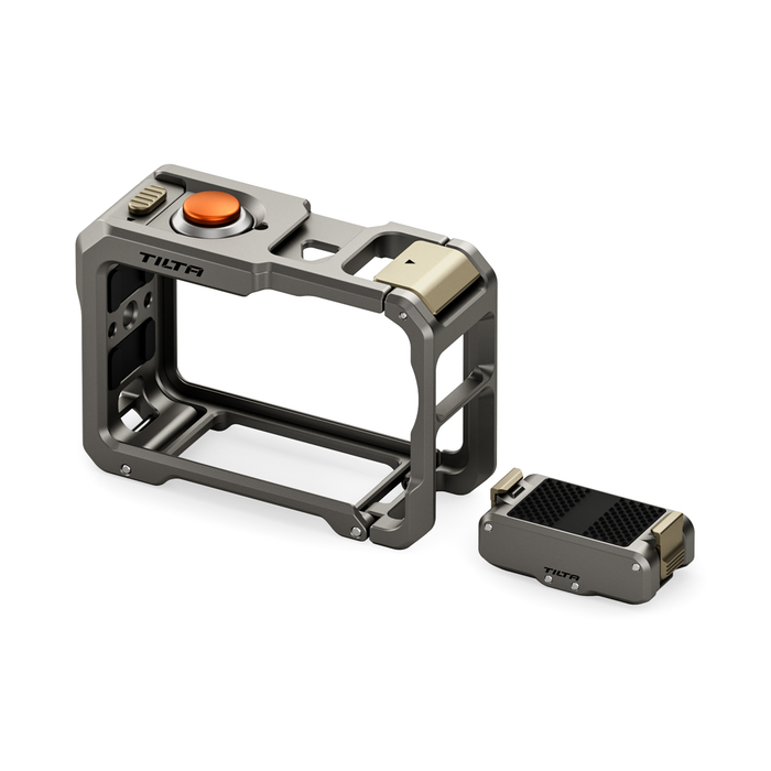 Tilta Full Camera Cage for DJI Osmo Action 6 Base Kit - Titanium Gray