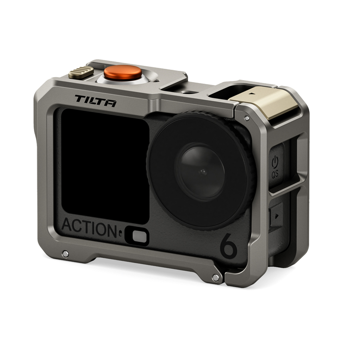 Tilta Full Camera Cage for DJI Osmo Action 6 - Titanium Gray